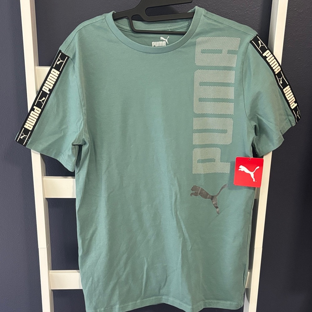 Puma Boy XL Teal Graphic Tee